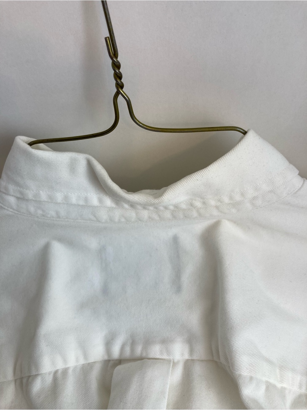Vintage Pepsi Logo Button Down Shirt XL White Cotton Oxford Embroidered USA - Picture 11 of 16